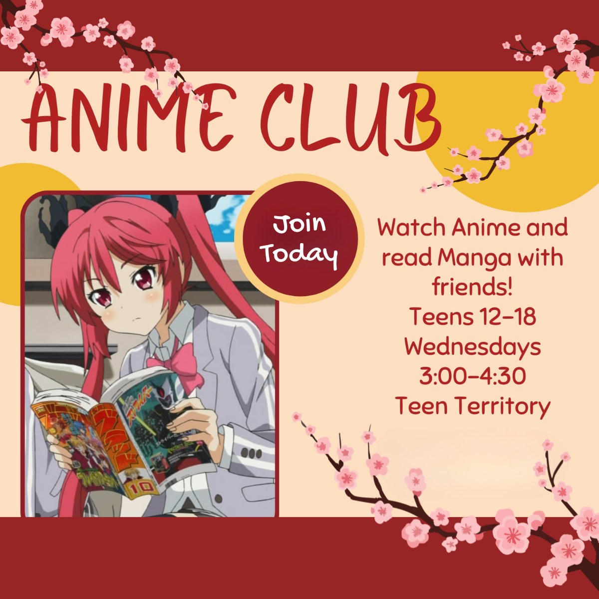 Anime Club Web Tile